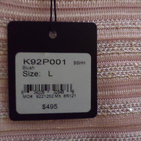 St. John Waterfall Cardigan Sweater+Tank Shades of Pink-Large NEW $1595 - Picture 15 of 16